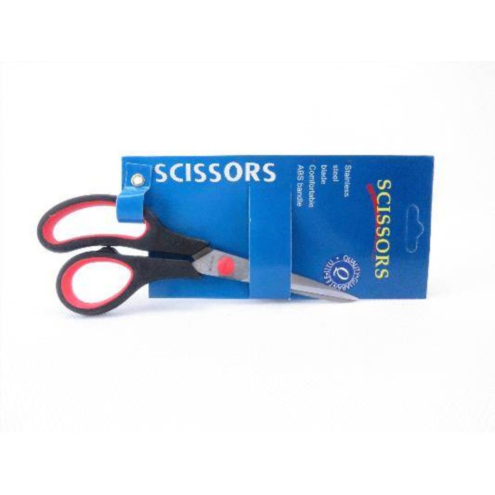 Foarfeca TROPIC, Negru/Rosu, 18 cm