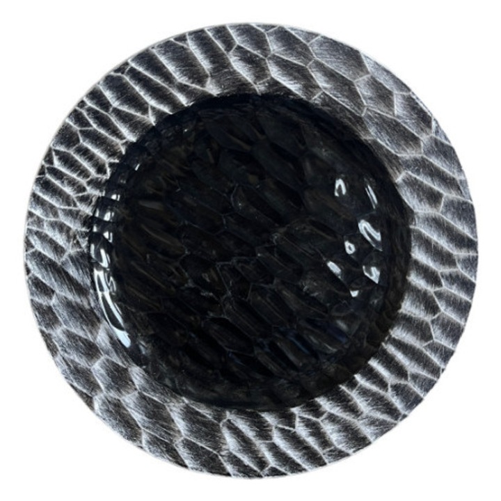 Farfurie decorativa, 33 cm, Negru mat