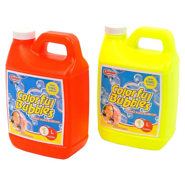 Buborékfúvó folyadék, többszínű, 1 L