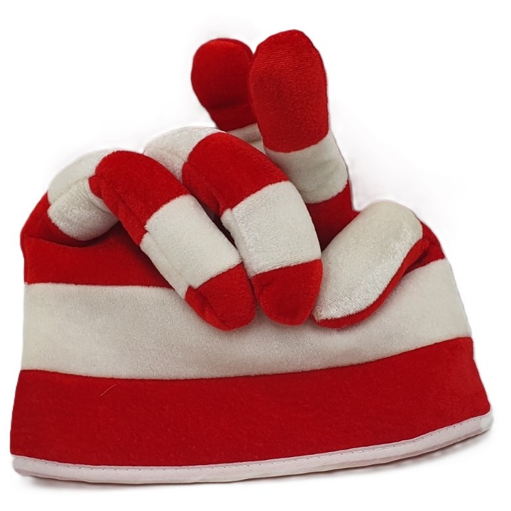 Шапка Arpex, червена и бяла, за мъже