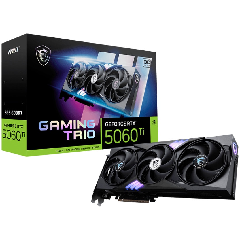 Placa video MSI GeForce® RTX™ 3060 Ti GAMING Z TRIO 8G LHR, 8GB