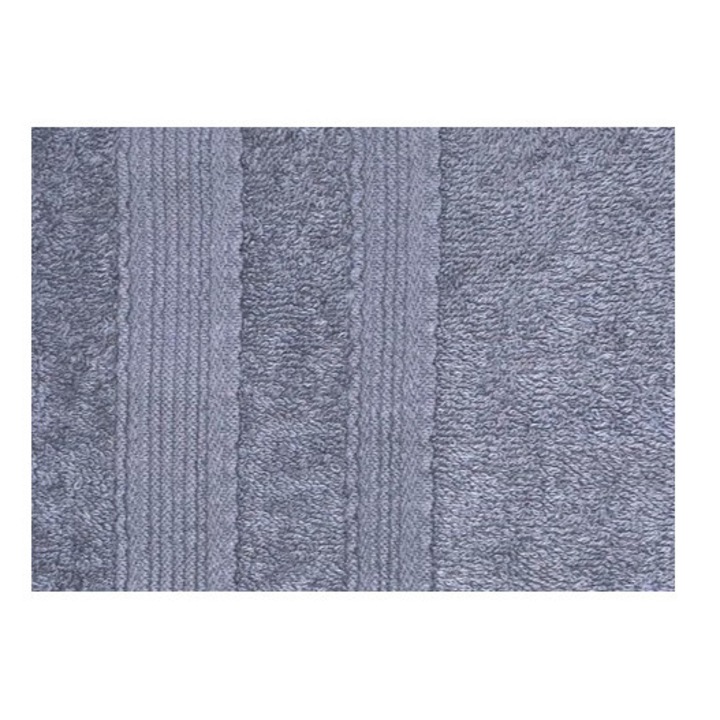 Set prosoape NET-POL GRACE 50x90cm, 480g, gri inchis, 2 bucati