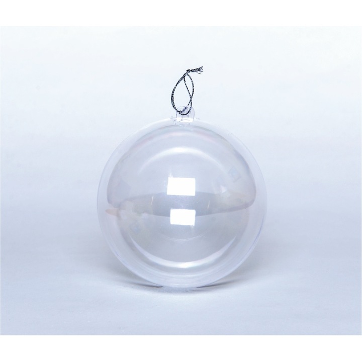 Set globuri de Craciun Aliga, 5 bucati, acrilice, multicolor