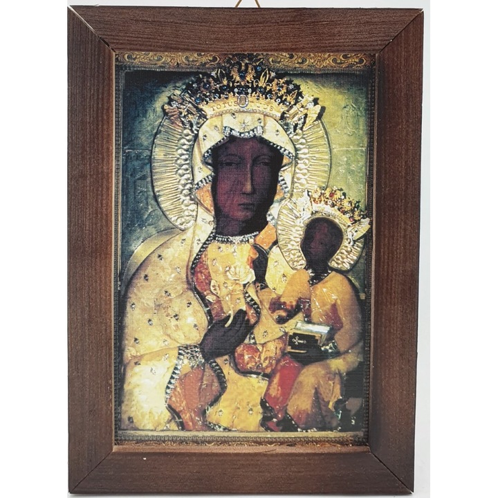 Ikon, Matka Boska Czestochowska, 10x15cm