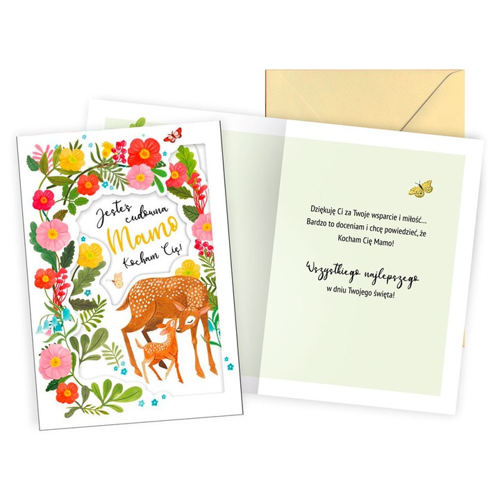 Felicitare, PASSION CARS KUKARTKA, Karnet Mama PR-516