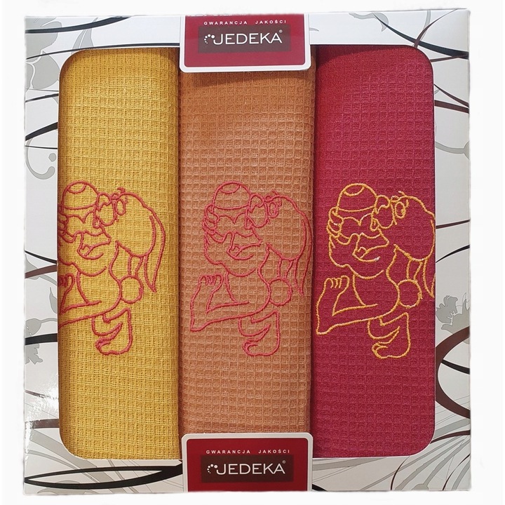 Prosoape set, Obrus, KOMPLET SCIEREK WIELKANOC, 45x60cm, 3 piese