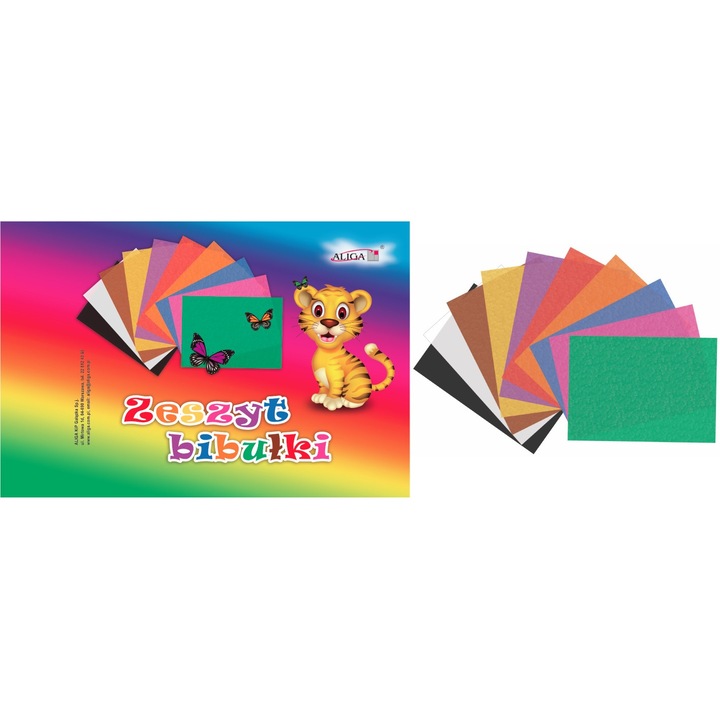 Caiet A4, Aliga, 10 culori