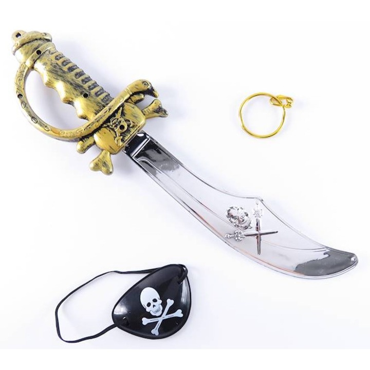 Set accesorii costum pirat copii Tropic Multicolor