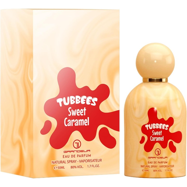 Парфюмна вода Tubbees Sweet Caramel, Жени, 50 мл