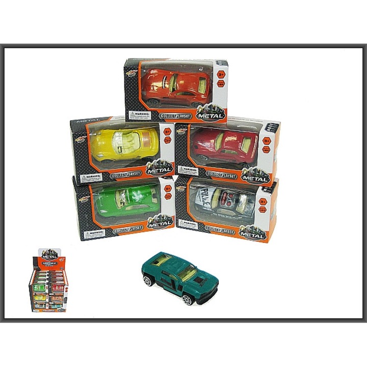 Masinuta sportiva Hipo, metal, 7cm