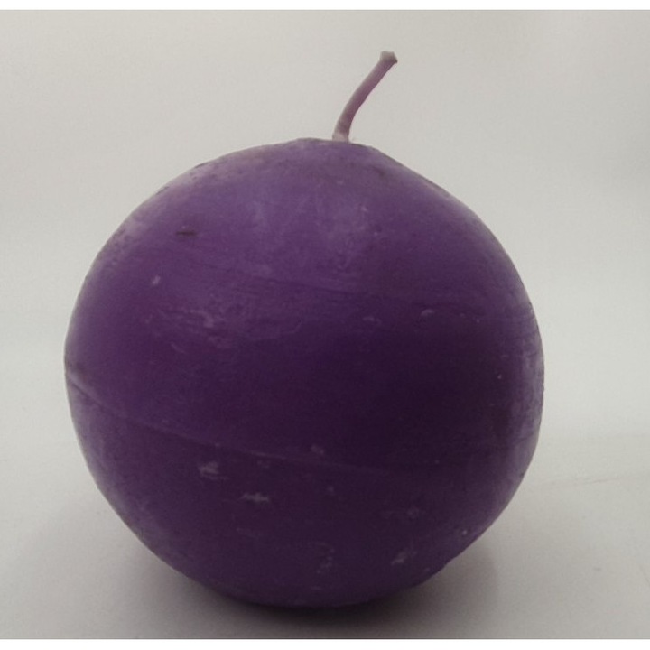 Ароматна свещ, ZAWA, 80 мм, лилава