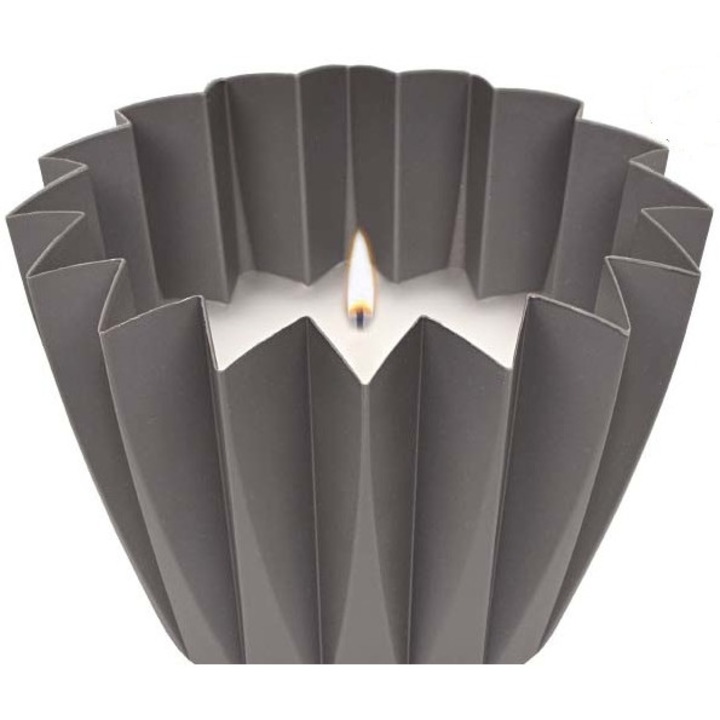 Ароматна свещ Adpal, за градината, сив цвят