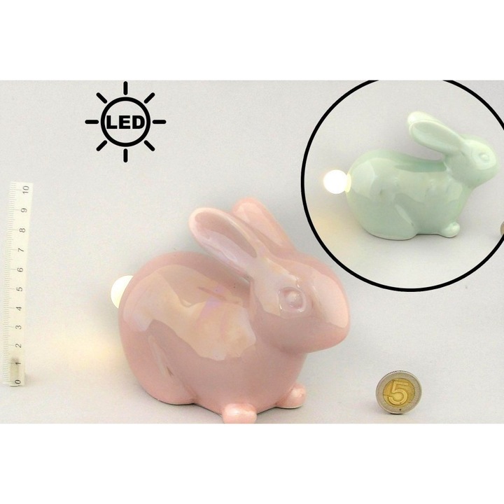 Фигурки, ЕДИН ДОЛАР, комплект от 4 части, зайчета, перлени