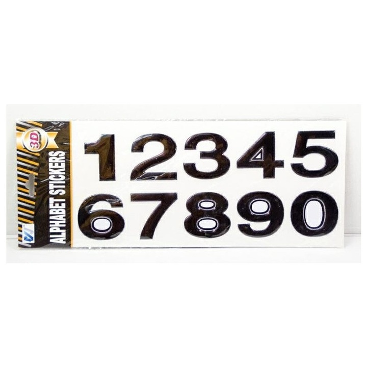 Stickere decorative GAJO, cifre 4,5 cm, set