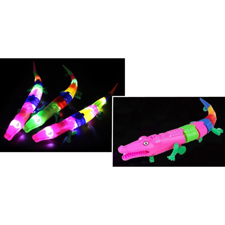 Jucarie interactiva 7&7 soparla LED 46cm baterie