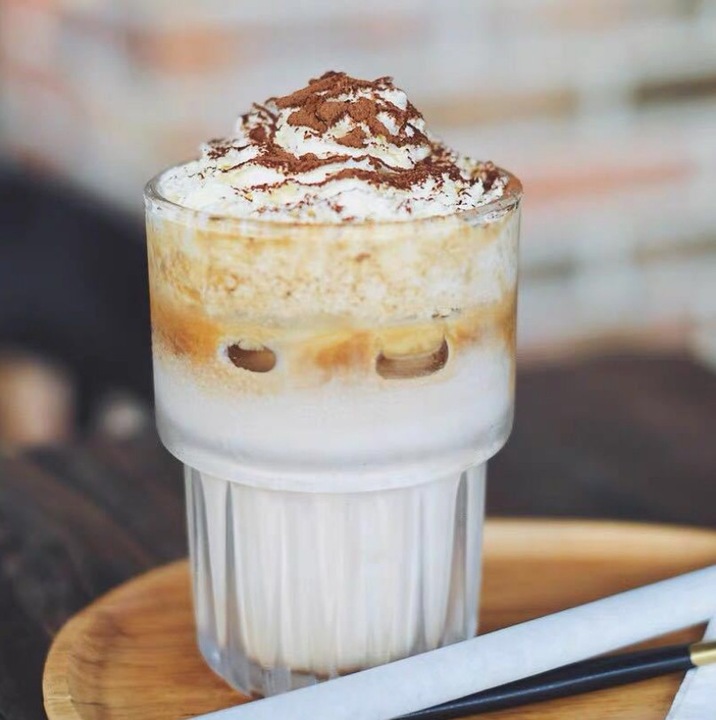 320 ml-es ECARLA pohárkészlet, latte-hez és whiskey-hez, 6 darabos, átlátszó