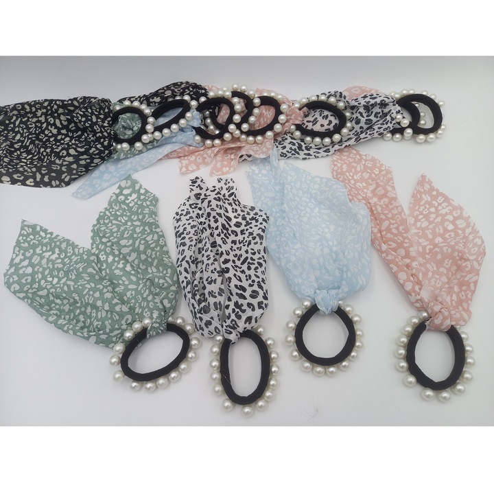 Set 12 gumki pentru par SANDEX, chustka