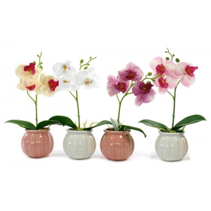 Planta artificiala, Midex, storczyk, 18 cm