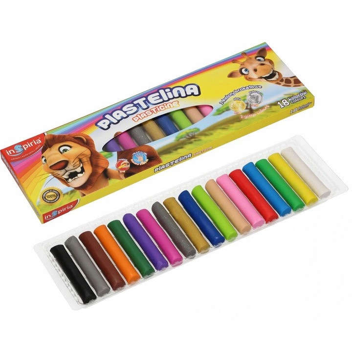 Plastilina set 18 culori Schemat