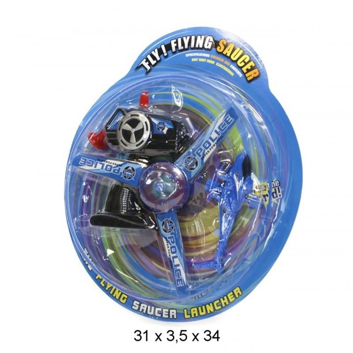 Jucarie interactiva copii Midex Zest baterie disc zburator luminos