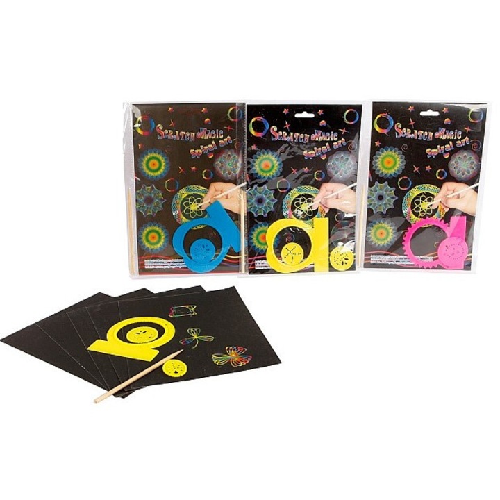 Комплект от 8 черни листа за оцветяване на хипопотам с шаблони