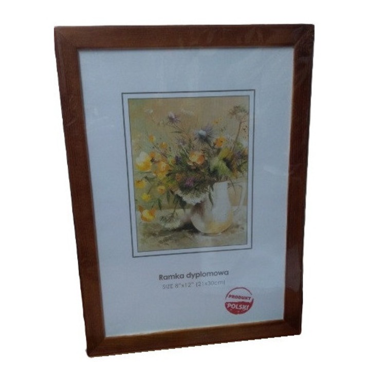Rama foto clasica, goya-obrazy, 21x30cm, culoare bruna