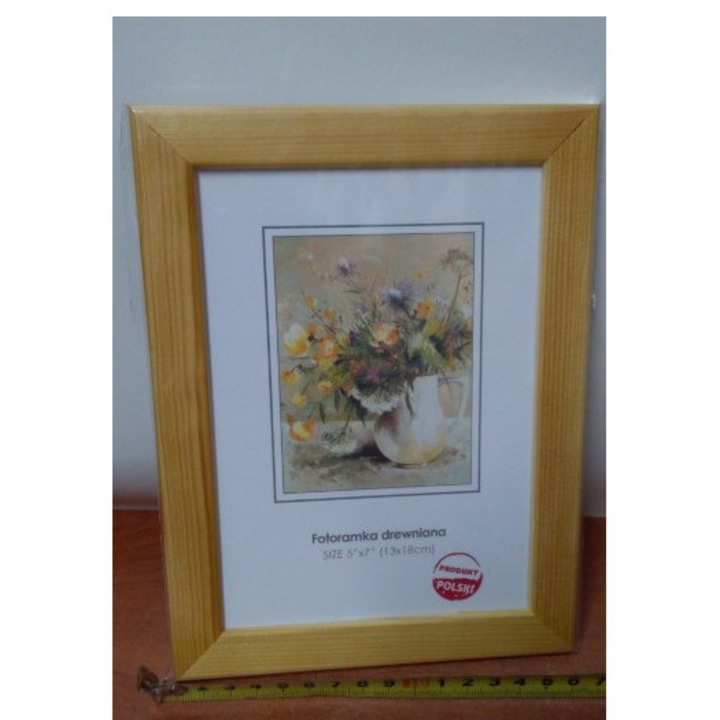 Rama foto clasica, goya-obrazy, 13x18cm, din lemn