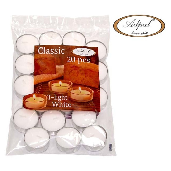 Комплект от 20 свещи Adpal Maxi 20 бр. 22x57 мм