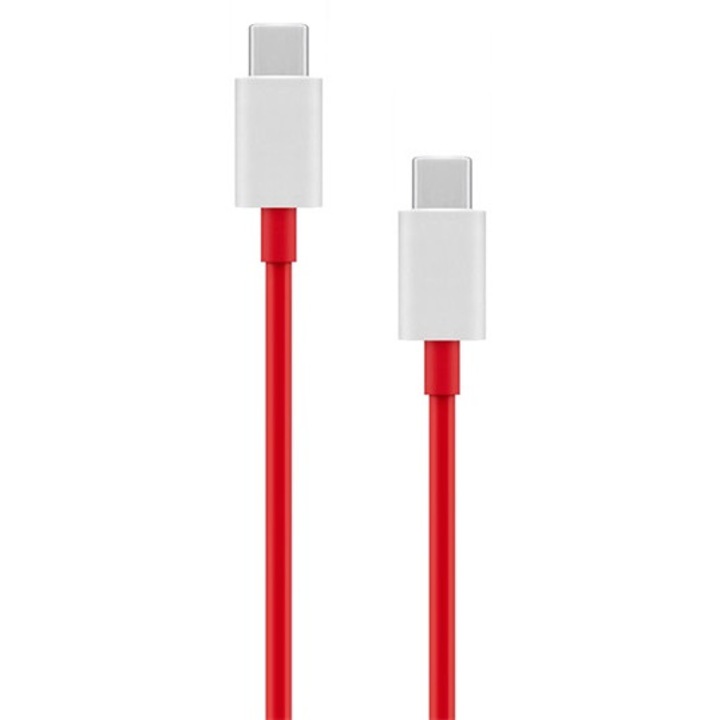 Oppo adatkábel, usb - type-c, 10a, gyorstöltő, 100cm, piros