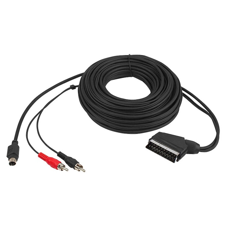 EURO-2 RCA AUDIO + SVHS 7.5m конектор