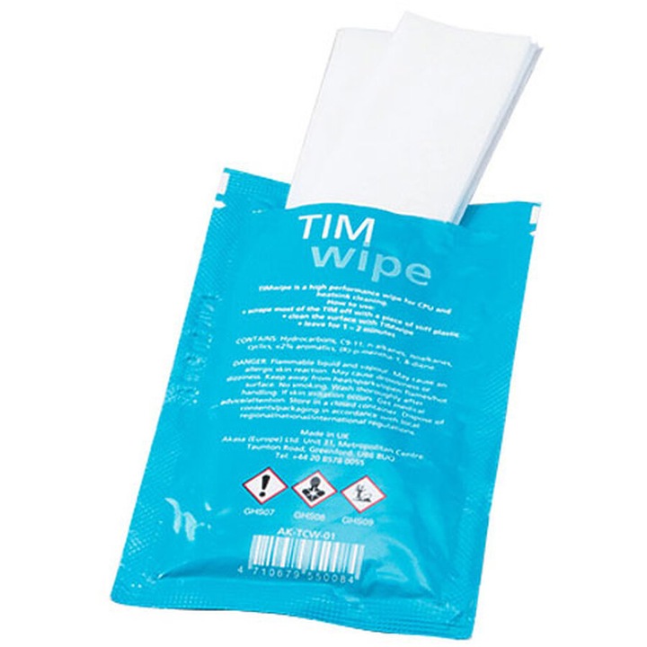 Set 10 servetele Akasa pentru curatarea pastei termoconductoare