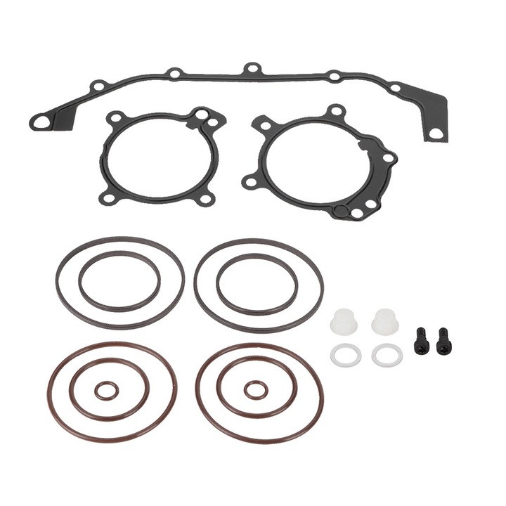 Kit de reparare garnituri O-Ring Dual Vanos Enforose, 10 garnituri, 1 banda de umplere, 2 suruburi, 2 capace din cauciuc, auto, multicolor