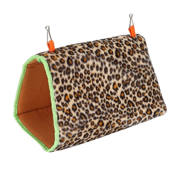 Cuib de hamac din bumbac pentru animale de companie. Pastrati caldura. Casa agatata pentru hamster. Sugar Glider Bird Papagal