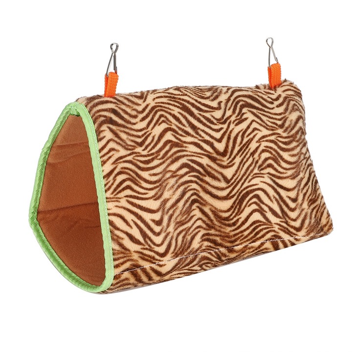 Culcus pentru animale Enforose, hamac din bumbac, pentru hamster, sugar glider, pasare, papagal, multicolor