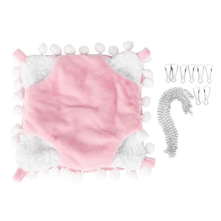 Culcus pentru animale, Enforose, hamac moale pentru hamsteri si veverite, calduros, 30x25cm