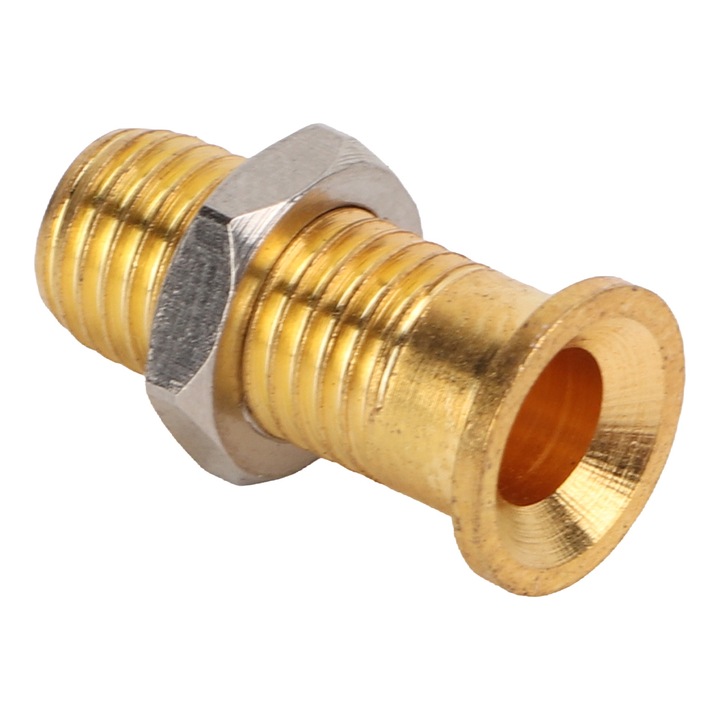 20 set 21.140 mufa banana de 4mm cu panou, mufa banana mama din cupru placata cu aur cu piulita hexagonala M6 pentru test electric