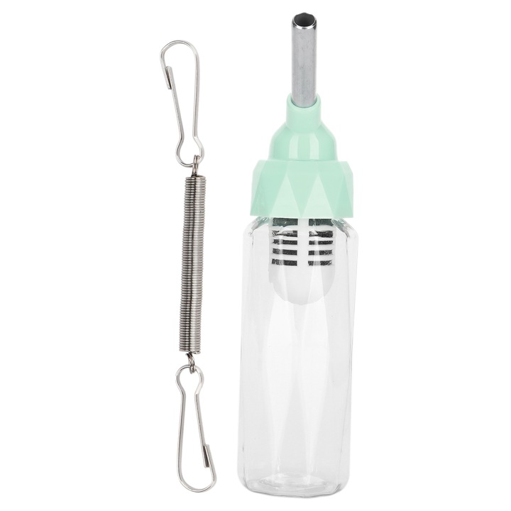 Фонтан за пиене за животни, Enforose, 80 мл, за хамстери, морски свинчета и зайци, златист