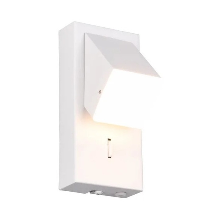 Modern Trio fali lámpa, kétszínű, 3W LED, mobilkapcsolóval, előszobába