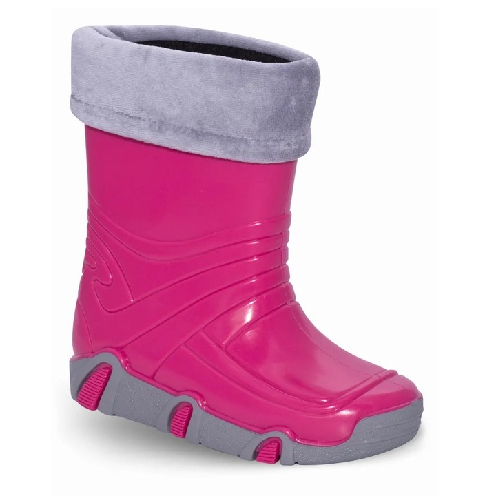 Детски ботуши Zetpol, за деца, розови, текстилен материал