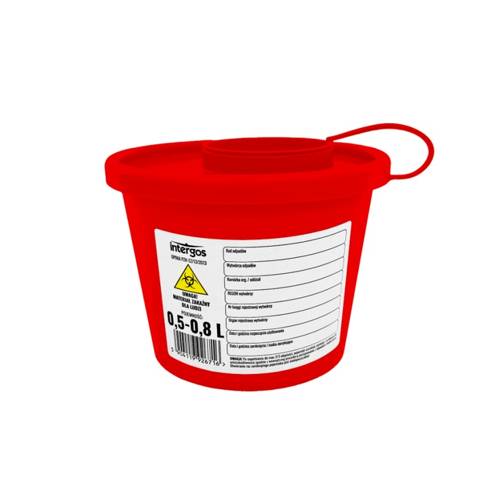 Cos de gunoi, Intergos, rotund, 0,7L