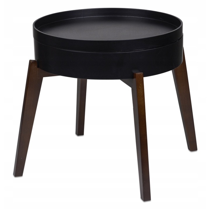 Холна маса с поднос, декоративна маса за хол 45 см