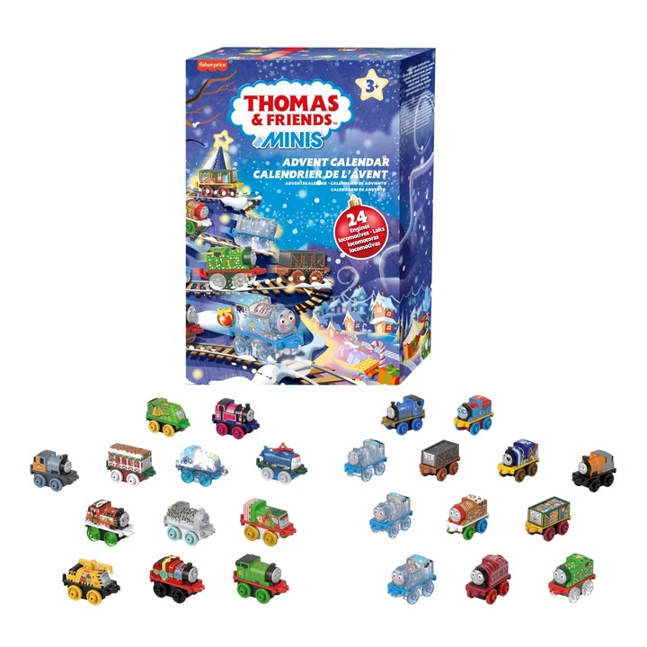 Interaktív gyerekjáték, Mattel, Thomas Naptár Hwb49 Pud2