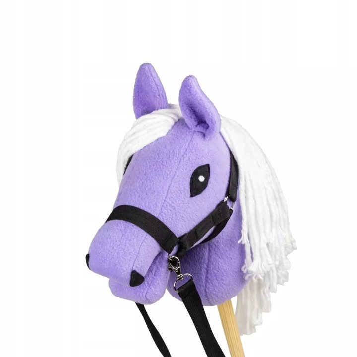Hobby Horse Skippi A5, jucarie interactiva copii, violet, 30x80cm