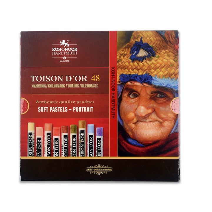 Plastilina Mega Creative KIN Pastele 48 culori portret 8516/8 2235