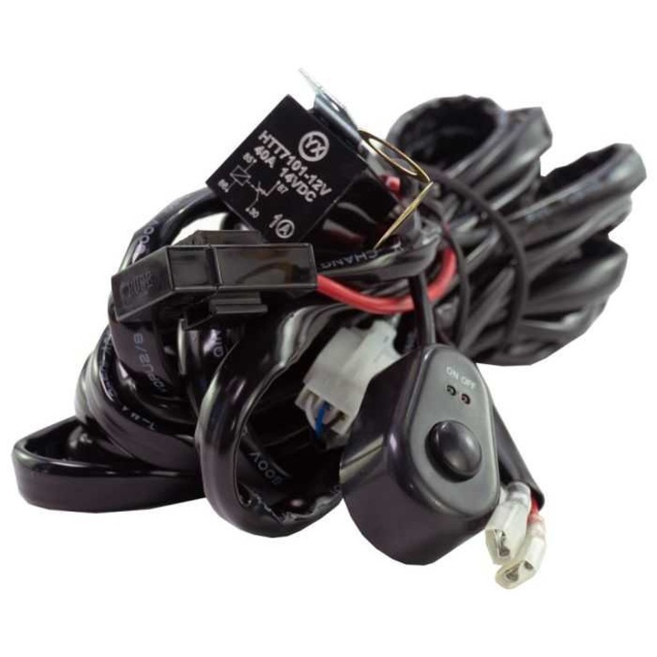 Cablu o iesire cu intrerupator pentru bara sau proiector LED 12-24V 480W 40A CLL012 Carguard