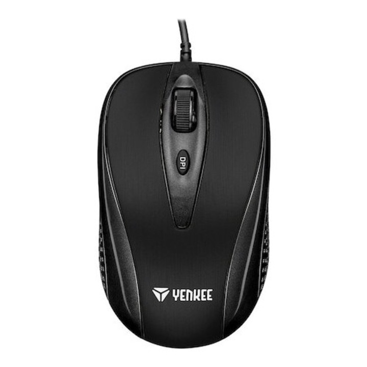 Mouse Yenkee YMS 1025BK, standard, negru