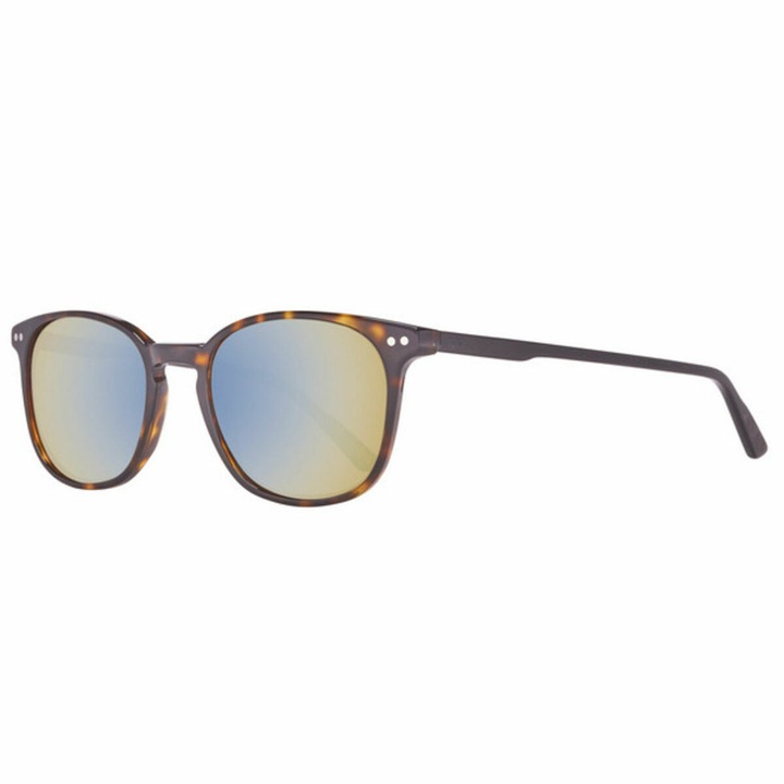 Ochelari de soare unisex Helly Hansen HH5011-C03-49, filtru categoria 3, brate 145 mm, pod 19 mm, culoare maro, lentile Ø49 mm, policarbonat, UV400, degradat, polarizati, include husa