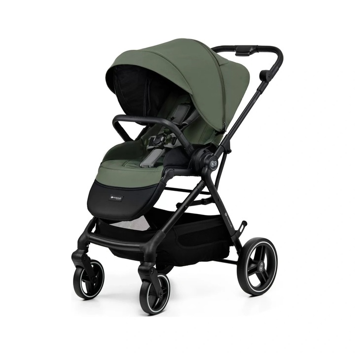 Kinderkraft YOXI спортна количка, сгъваема, с аксесоари, 0-4 години, зелена/черна