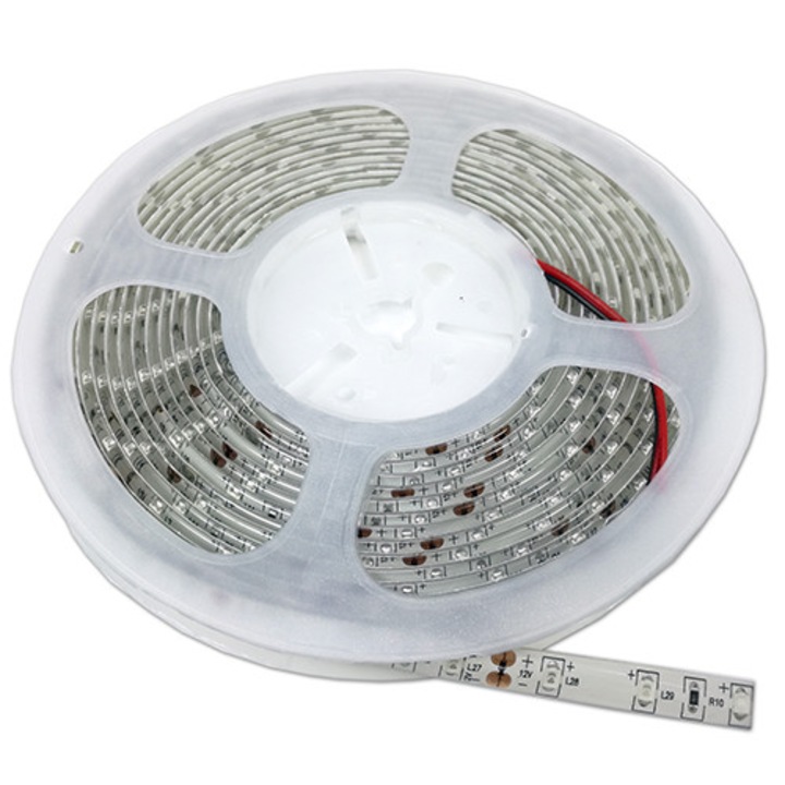LED Лента OPTONICA 3528 60SMD/m влагозащитена бяла светлина,5m