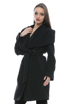 Palton cu guler supradimensionat, Rodika Palton cu guler supradimensionat, Rodika